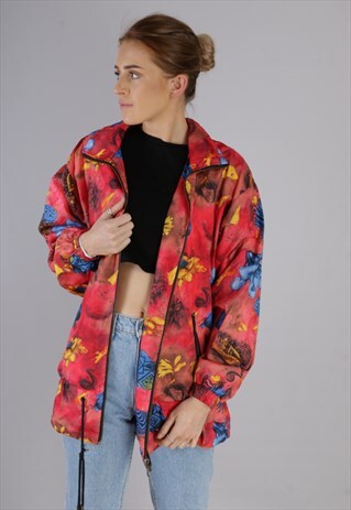 VINTAGE PATTERNED BOMBER JACKET X203