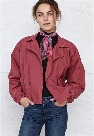 VINTAGE PINK WINDBREAKER JACKET