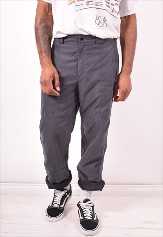 CHAMPION MENS VINTAGE TROUSERS MEDIUM GREY 90S