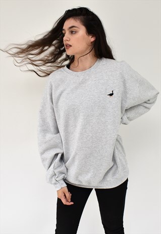 G&G UNISEX ASH GOOSE SWEAT