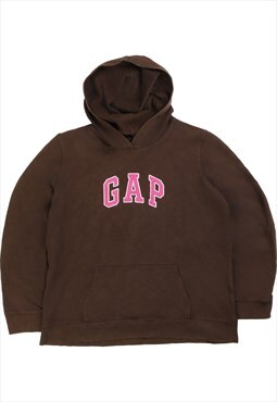 Vintage  Gap Hoodie Heavyweight Pullover Brown Large