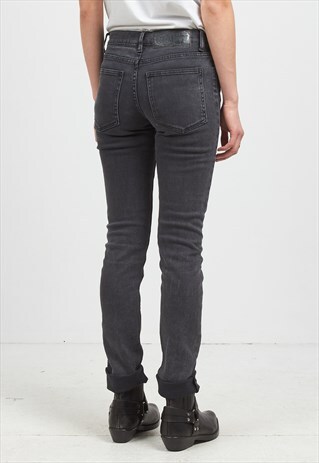 VINTAGE GREY CHEAP MONDAY SKINNY FIT DENIM JEANS
