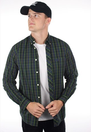 VINTAGE FRED PERRY CHECK LONG SLEEVE SHIRT
