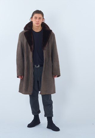 VINTAGE DHAGA 1970'S SHEARLING COAT