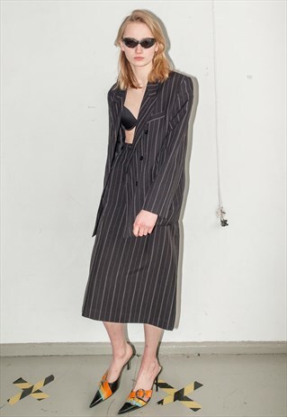 VINTAGE DOUBLE-BREASTED SCHOOL TEACHER SUIT / CO-ORDINATES