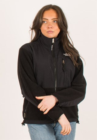 VINTAGE BLACK NORTH FACE DENALI FLEECE SMALL