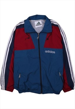 Vintage 90's Adidas Windbreaker Track Jacket Full Zip Up
