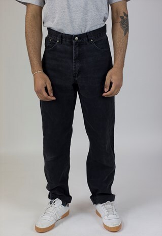 VINTAGE 90S BLACK DENIM JEANS