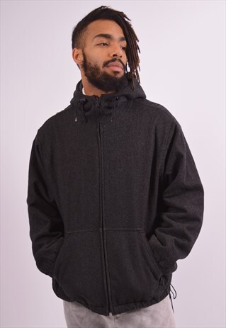 DKNY MENS VINTAGE JACKET MEDIUM GREY 90S