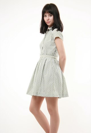 70S VINTAGE MINI COTTON DRESS 779