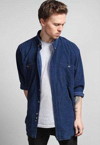 VINTAGE OVERSIZED CORDUROY SHIRT