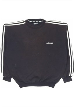 Adidas 90's Spellout Heavyweight Crewneck Sweatshirt Medium 