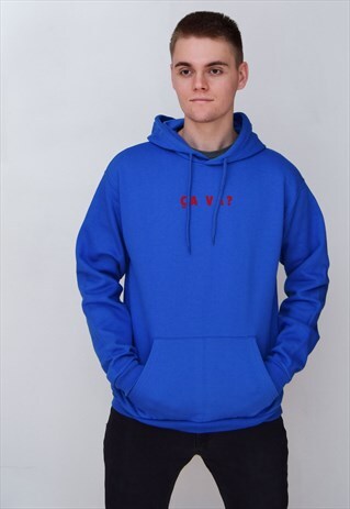 BLUE CA VA? (RED) HOODIE
