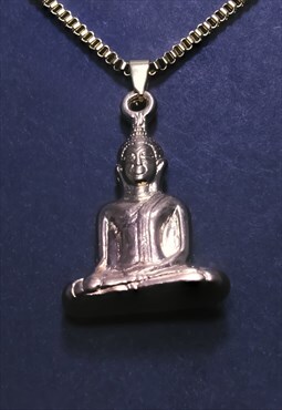 Buddha Shiva Womens Necklace in gold box chain men necklace