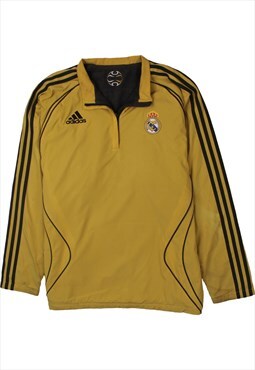 Vintage 90's Adidas Windbreaker Real Madrid Training Top