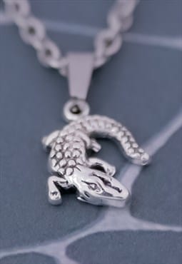2mm Silver Neck Chain Alligator Rolo Chain Mens Necklace