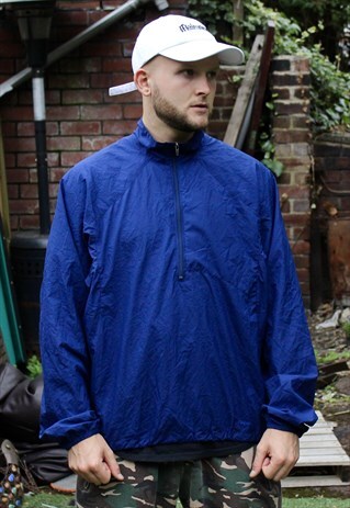 VINTAGE BLUE PATAGONIA WINDBREAKER LARGE