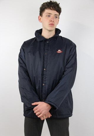 VINTAGE NAVY 90'S RAIN JACKET