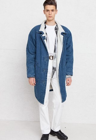 VINTAGE BLUE DENIM COAT