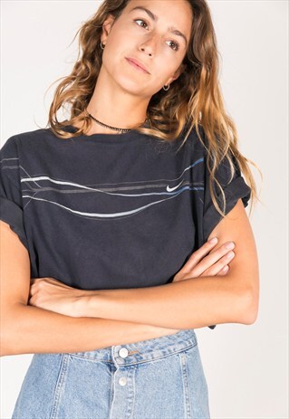 VINTAGE 90S USA CROP T-SHIRT / R901