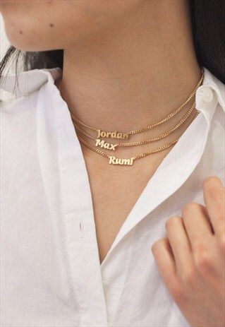 PERSONALIZED NECKLACE - CURB CHAIN