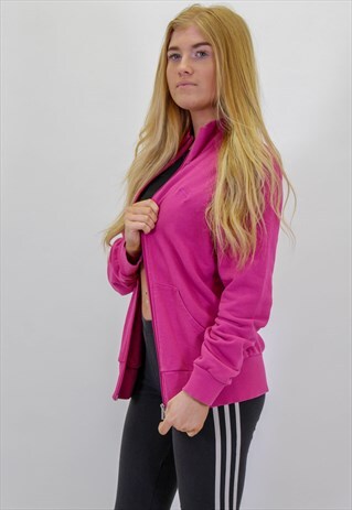 VINTAGE PUMA JACKET IN PINK UK 14