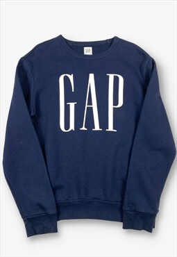Vintage Gap Logo Sweatshirt Navy Blue Small BV20215