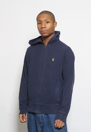 VINTAGE RALPH LAUREN HOODIE BLUE