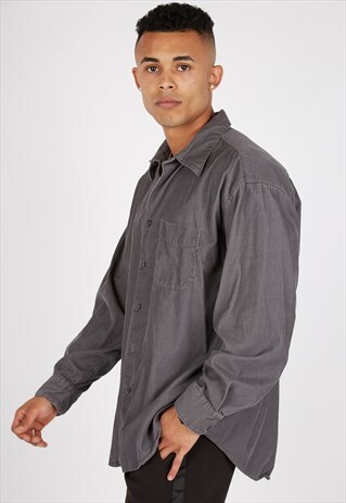 VINTAGE GREY CORD SHIRT