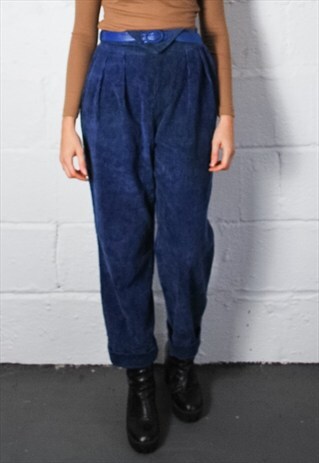 VINTAGE BLUE CORD TROUSERS