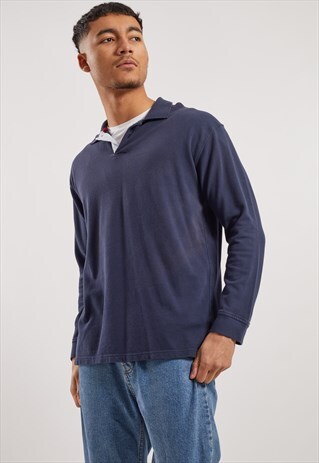 VINTAGE TOMMY HILFIGER LONG SLEEVE POLO TOP