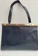 CHLOE VINTAGE BLACK SHOULDER BAG.