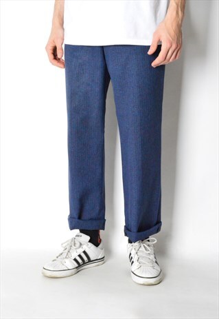 VINTAGE 90S UNISEX NAVY BLUE PANTS