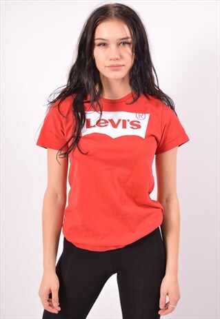 VINTAGE LEVI'S T-SHIRT TOP RED