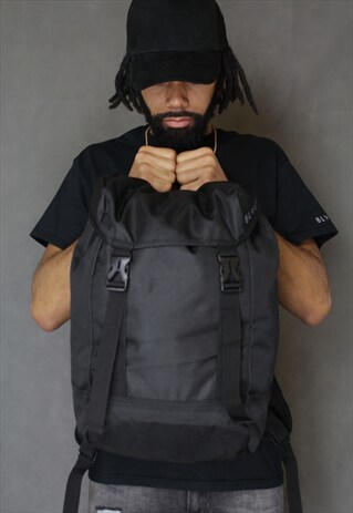 NEW IN - URBAN UTILITY BLACK BACKPACK
