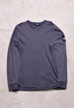The North Face Grey Patch Sleeve Top 