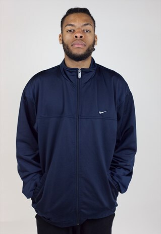 VINTAGE 90'S NIKE NAVY SPORTS JACKET