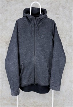 Nike Tech Fleece Hoodie Jacket Grey Patterned Men's XL