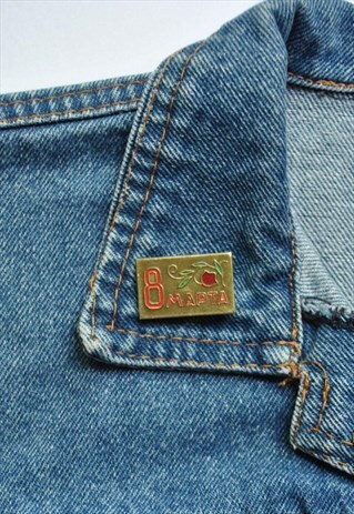 70S VINTAGE METAL FEMINIST PIN