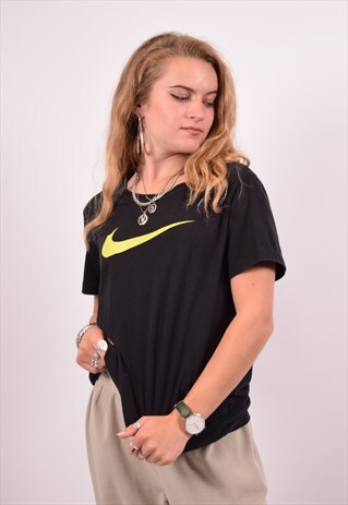 VINTAGE NIKE T-SHIRT TOP BLACK