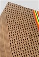 BILL BLASS VINTAGE BROWN STRIPE LADIES 70'S SCARF