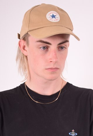 CONVERSE MENS VINTAGE CAP ONE SIZE BEIGE 90S