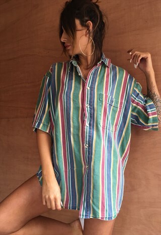 OVERSIZED RETRO 90S 80S VINTAGE UNISEX FESTIVAL SHIRT