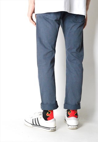 GUESS VINTAGE 90S NAVY BLUE PANTS