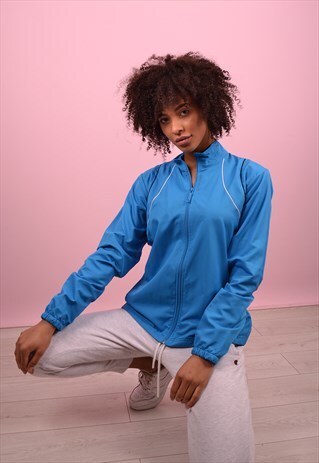 BLUE REEBOK SHELL JACKET GTJ3728