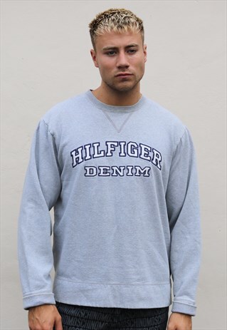 GREY TOMMY HILFIGER SWEATSHIRT