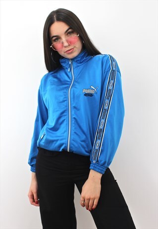 80'S RARE VINTAGE BLUE SIDE TAPE FESTIVAL TRACK JACKET