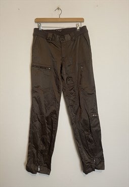Vintage Y2K 2000s Cargo Combat Trousers Pants IT 42 / 10 12