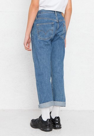 VINTAGE BLUE LEVI'S 501 FIT DENIM JEANS