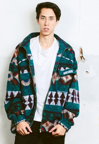 VINTAGE FLEECE AZTEC JACKET